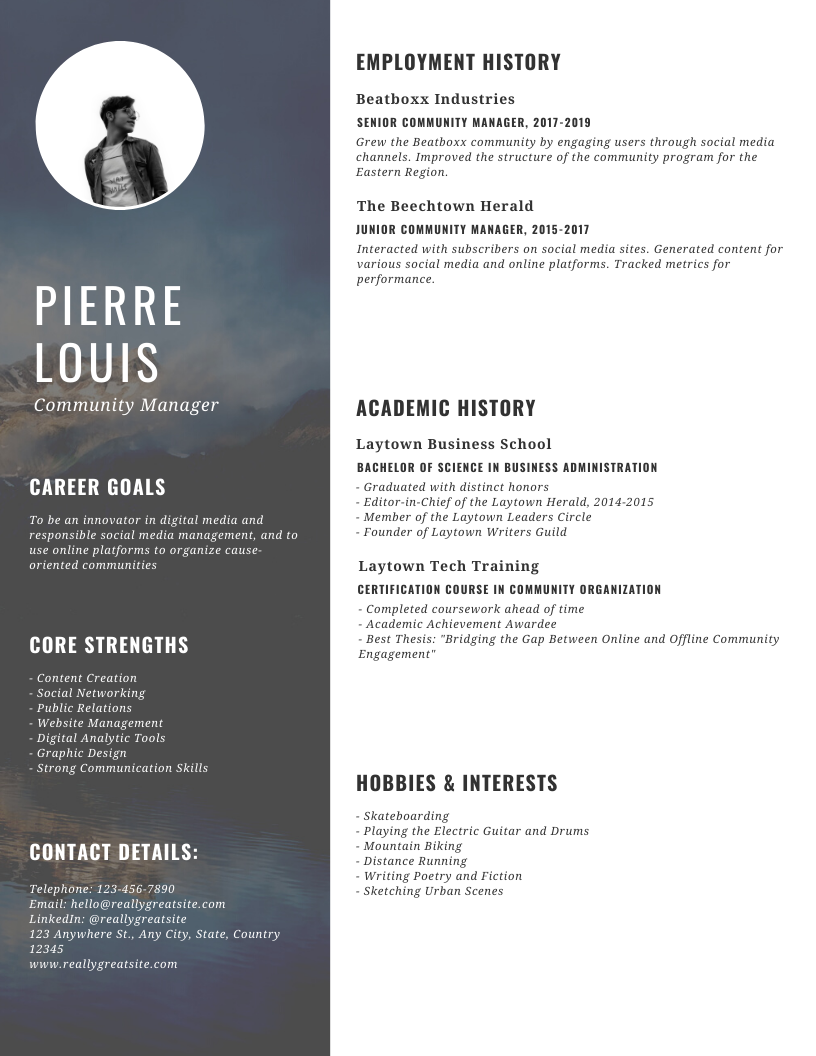 I will design professional resume for you