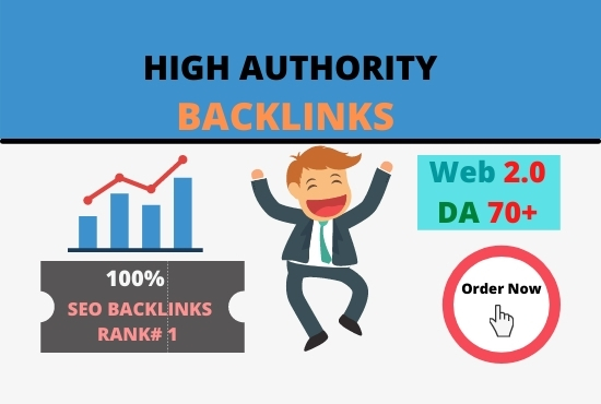 I will make high authority quality SEO Dofollow Backlinks for top rank on Google