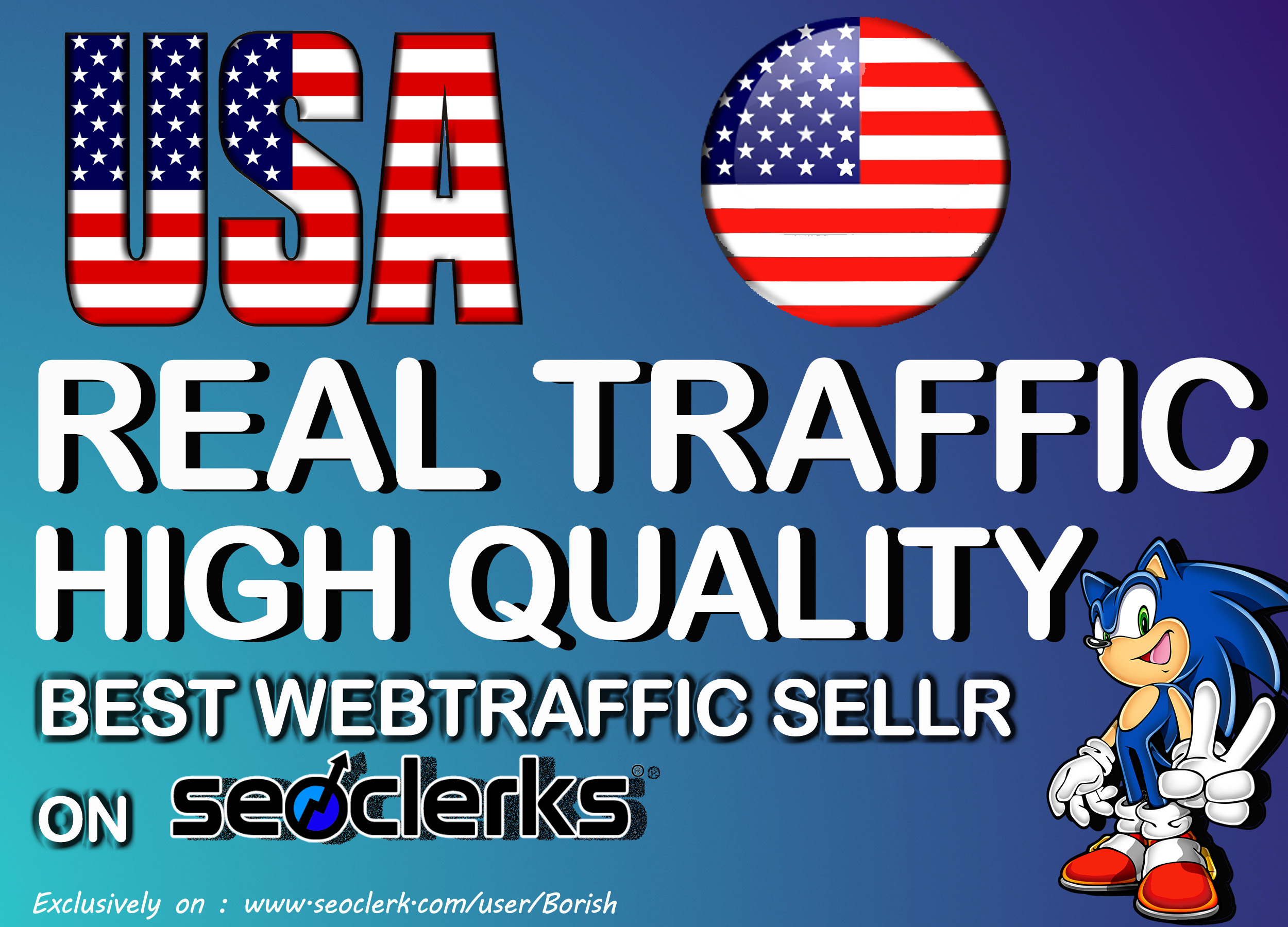 30000 I will send keyword targeted USA traffic with l...