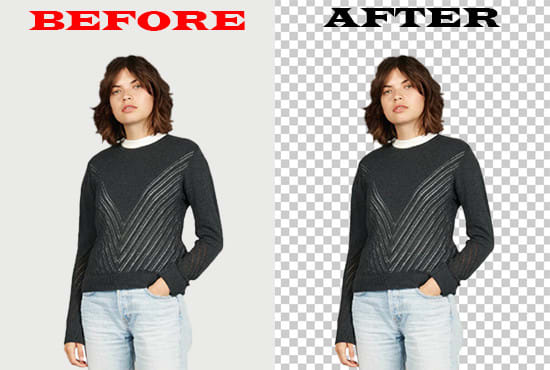 Remove any background professionally within 24 hrs 