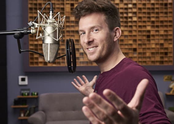 I will record an american english male voice over, today