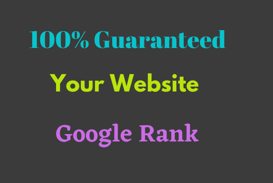 Your website on Google rank 30 days SEO Backlinks Manually work