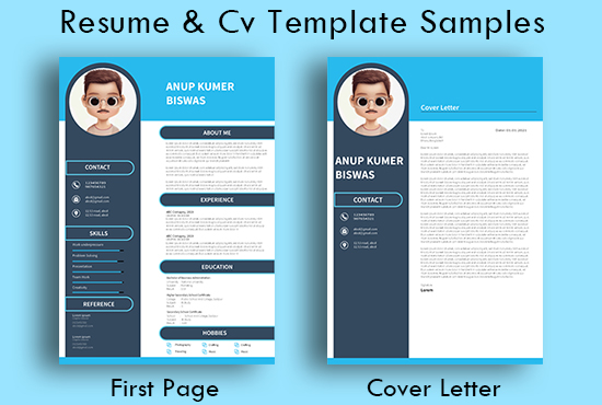 I will make a professional CV, resume writing, and portfolio design