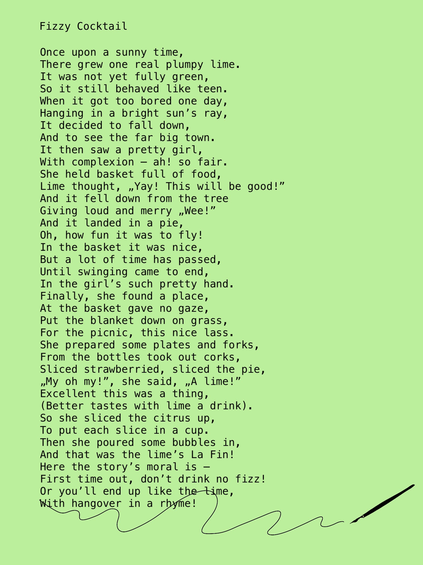 Personalised Rhymed Poem for Any Occasion (10 lines)