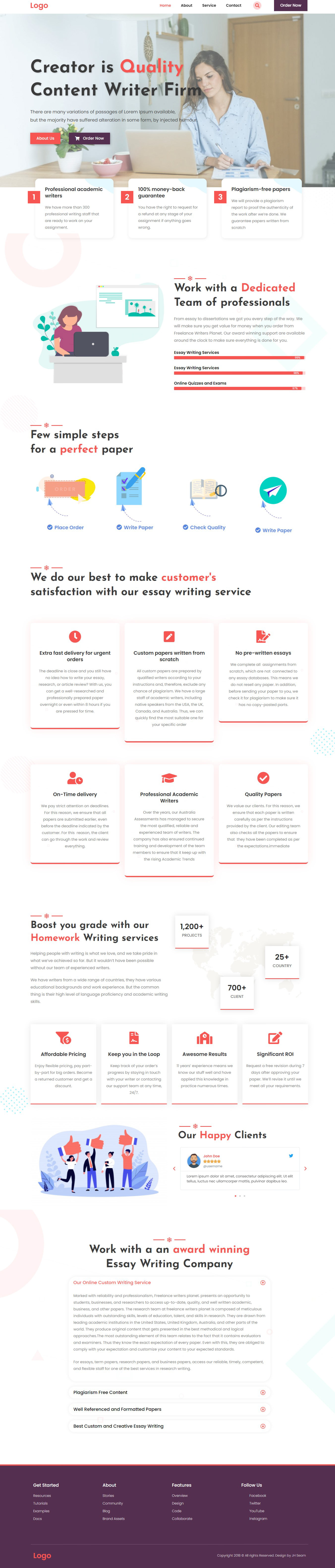 I will design wordpress website, landing page using elementor pro