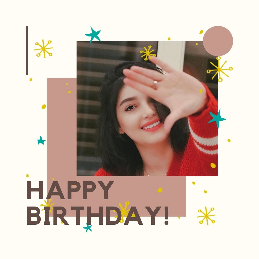 create a professional Birthday instagram post and social media post design