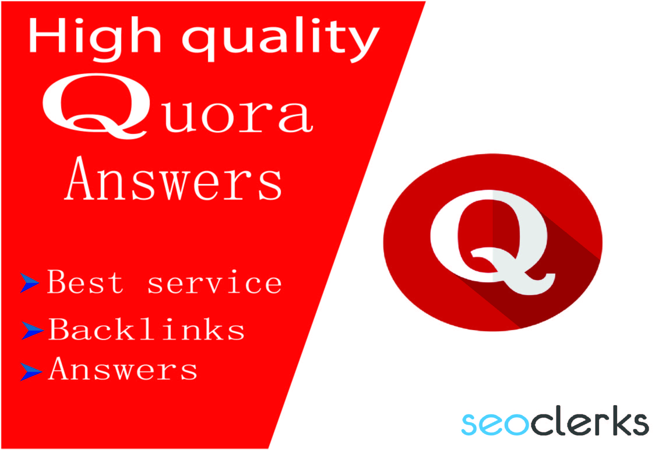 Promote your website by 20+ HQ Quora answers.