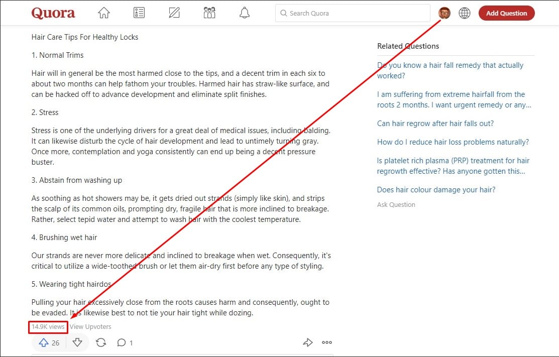 Provide guaranteed targeted traffic with 10 Quora answer