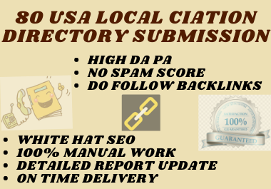 I Will Create 80 Directory Submission Backlink Manual...