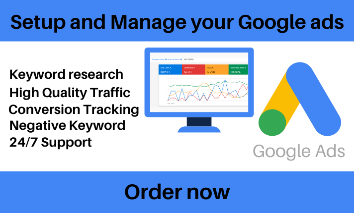 I will setup and manage your google ads adwords PPC campaign