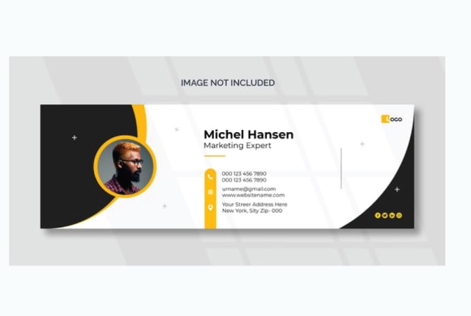 I will design clickable HTML email signature for iphone, outlook and gmail
