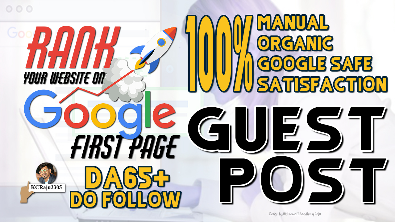 25 DoFollow Guest Post Links DA65+ High Visitor General Blogs to Rank Higher on Google 