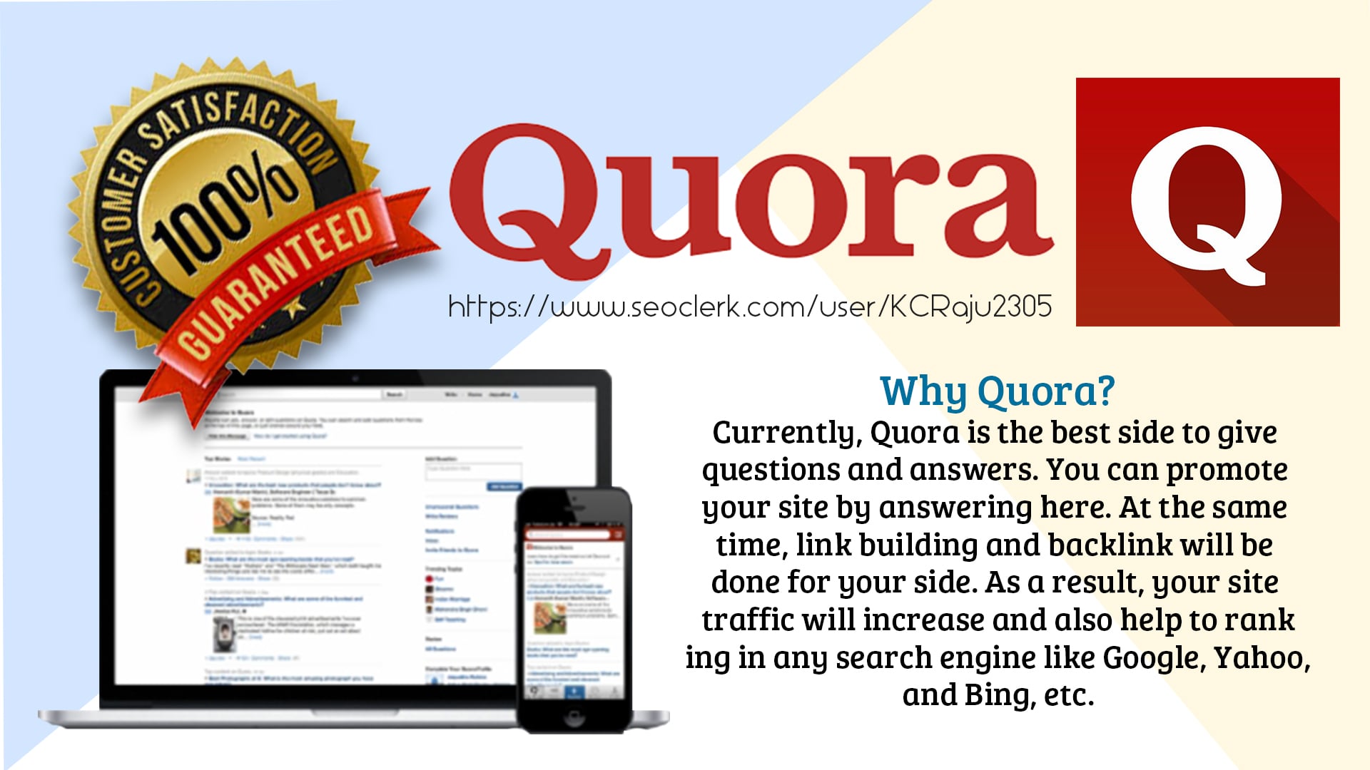Promote your website with 5 HQ Quora Answers for Targ...