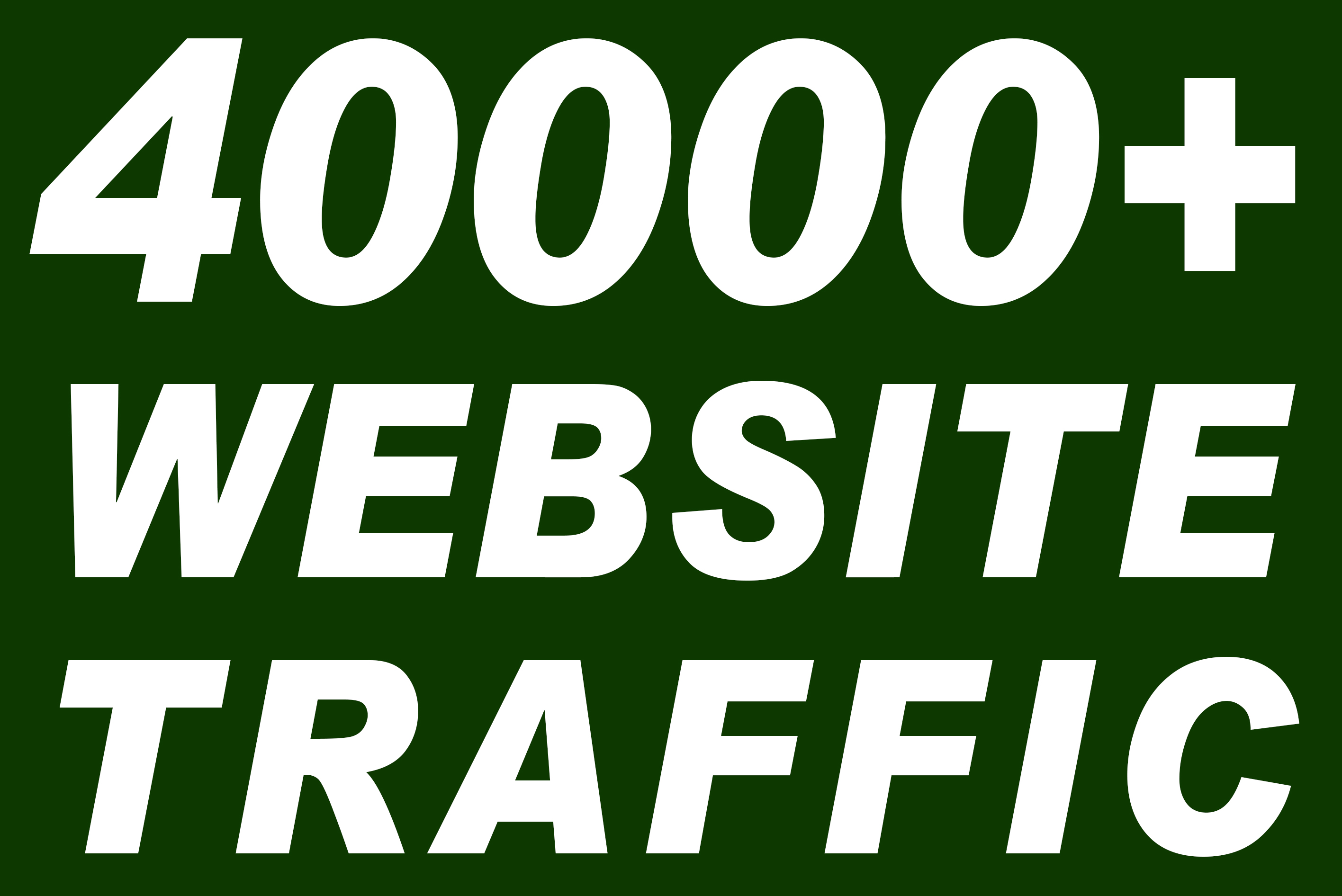 I will send 40000+ real active human visitors from google, yahoo, bing etc