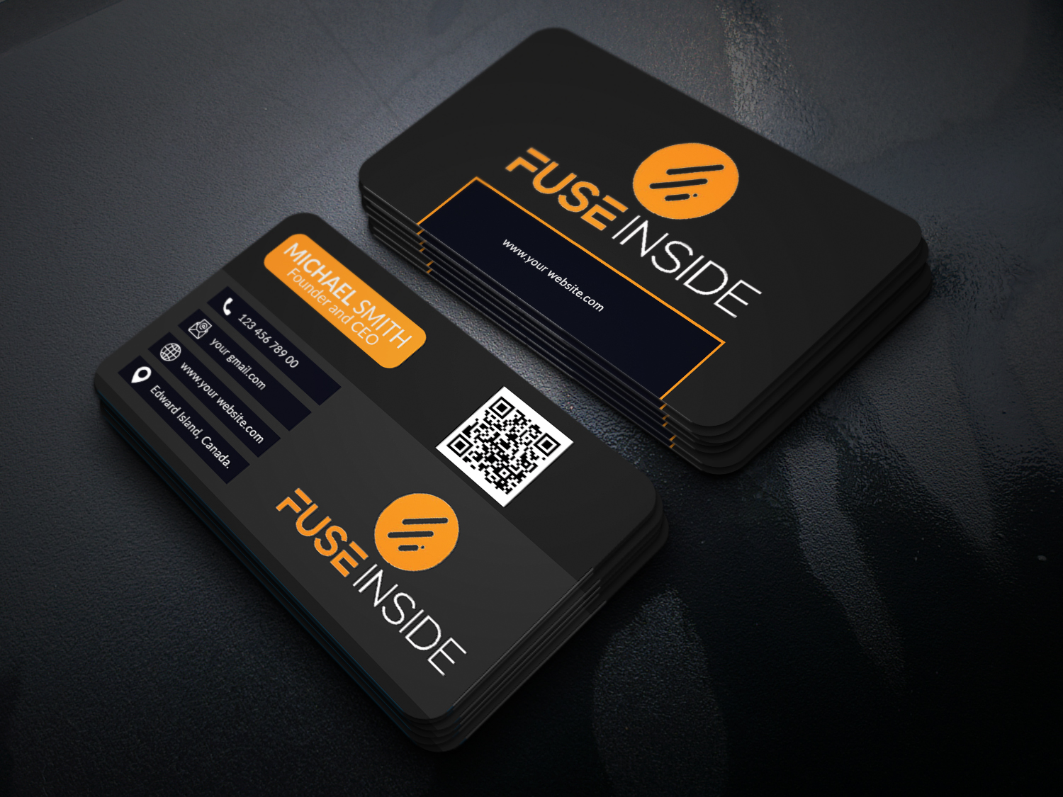 I will do professional and eye catching business card design