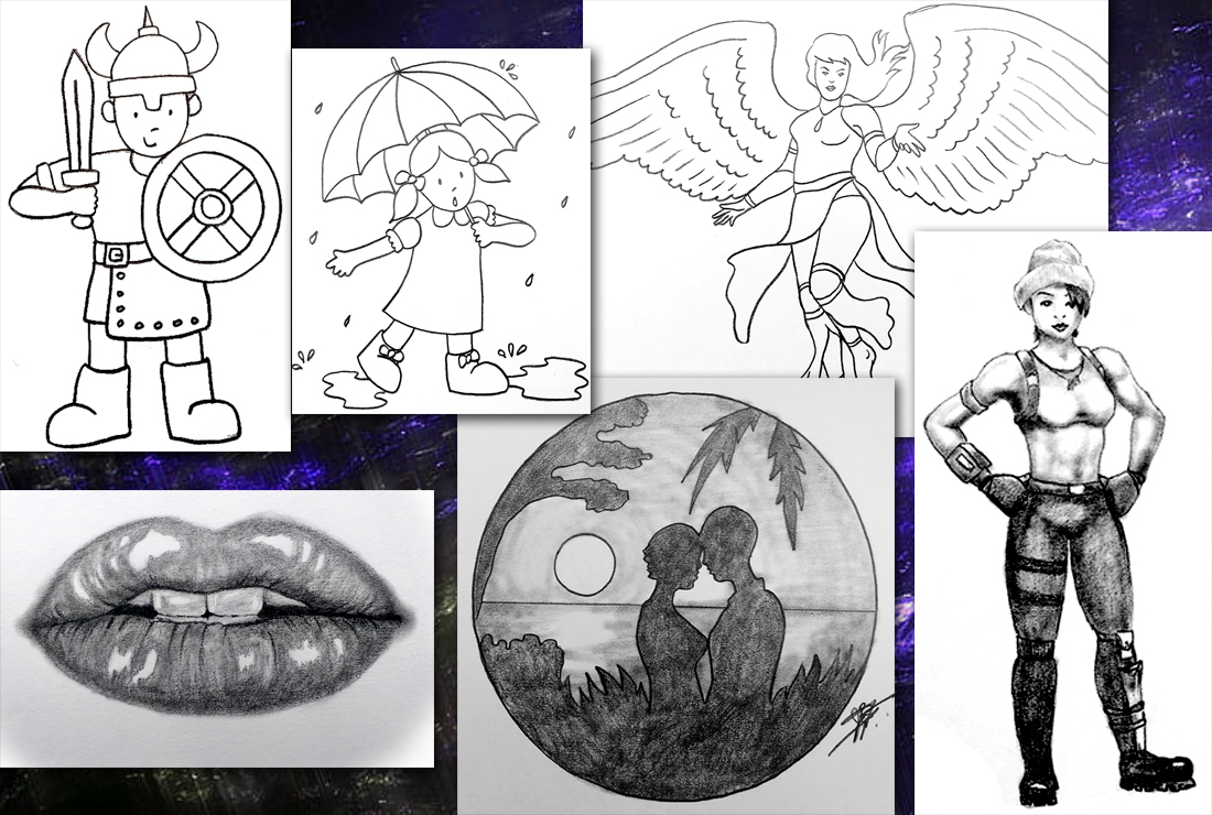 I will draw what you want in graphite pencil and charcoal