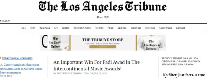 I will publish your article in famous news magazine la tribune