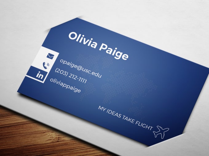 I will design a business card just for you
