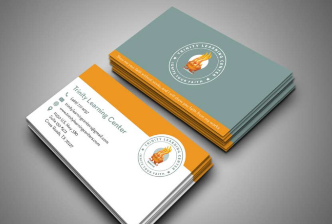 I will design a minimalistic business card for you