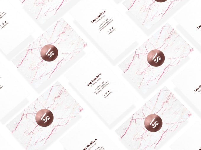 I will design elegant business or thank you card