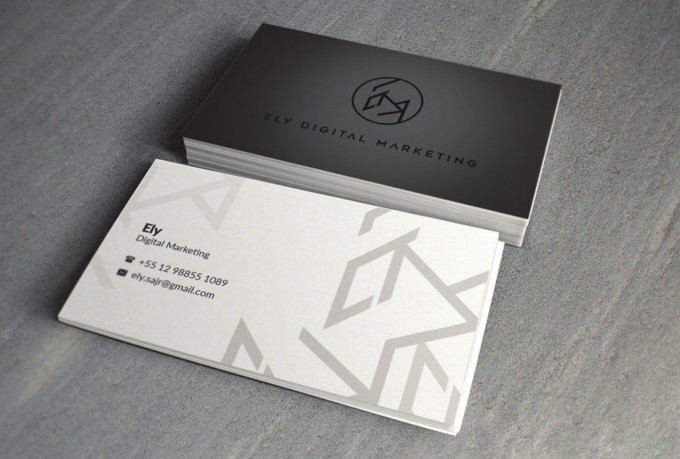 I will do luxury business card design for you