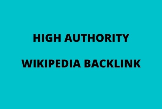 A Powerful and High Authority Niche Relevant Wikipedia Backlinks
