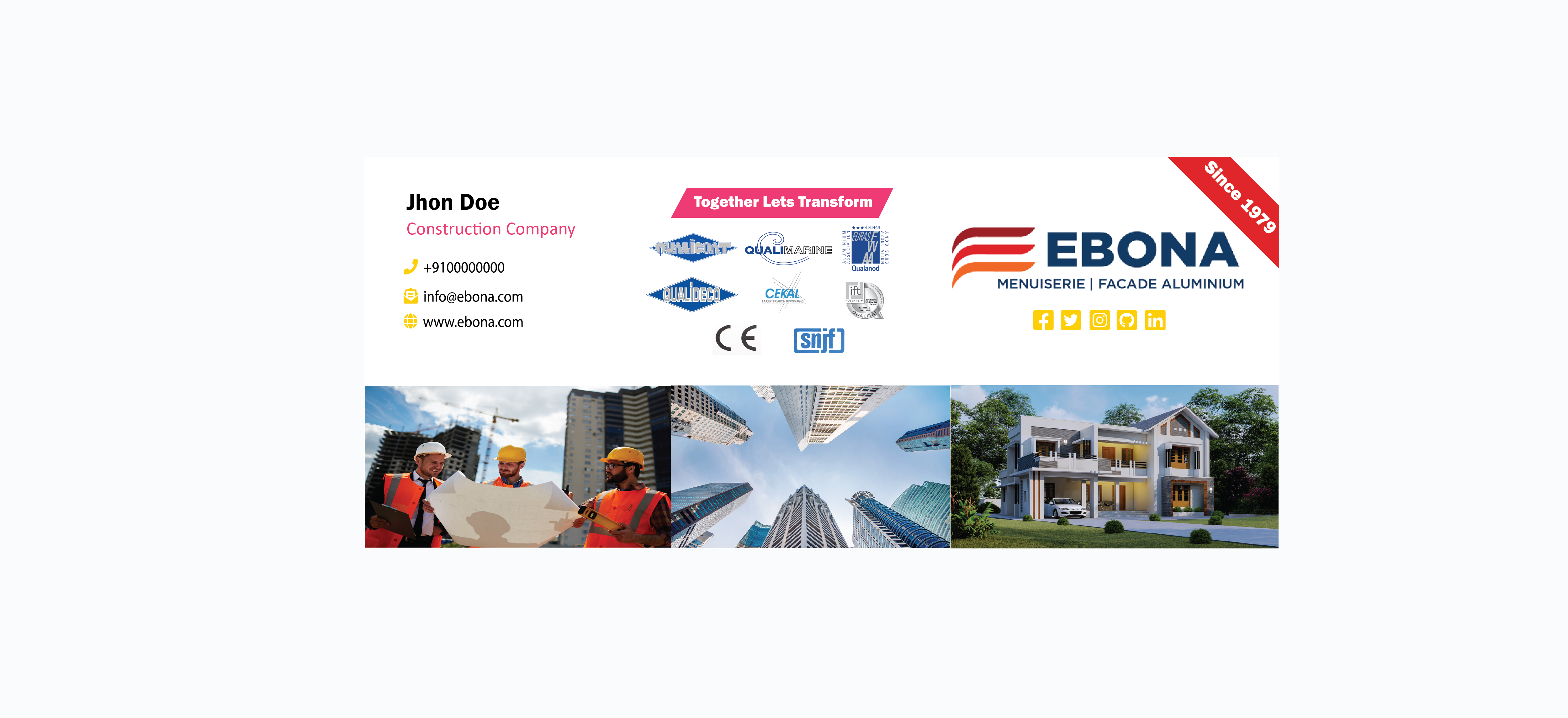 I will design email signature in HTML, clickable email signature