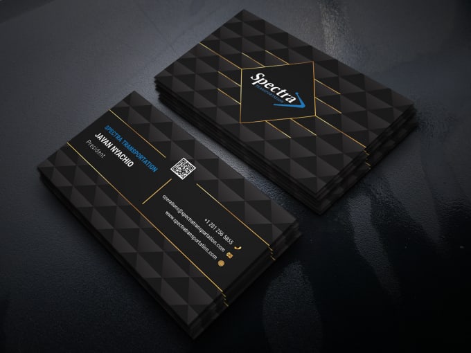 I will design professional unique modern luxury business card