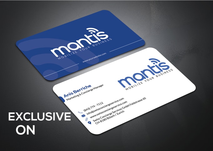 I will design unique minimalist business cards