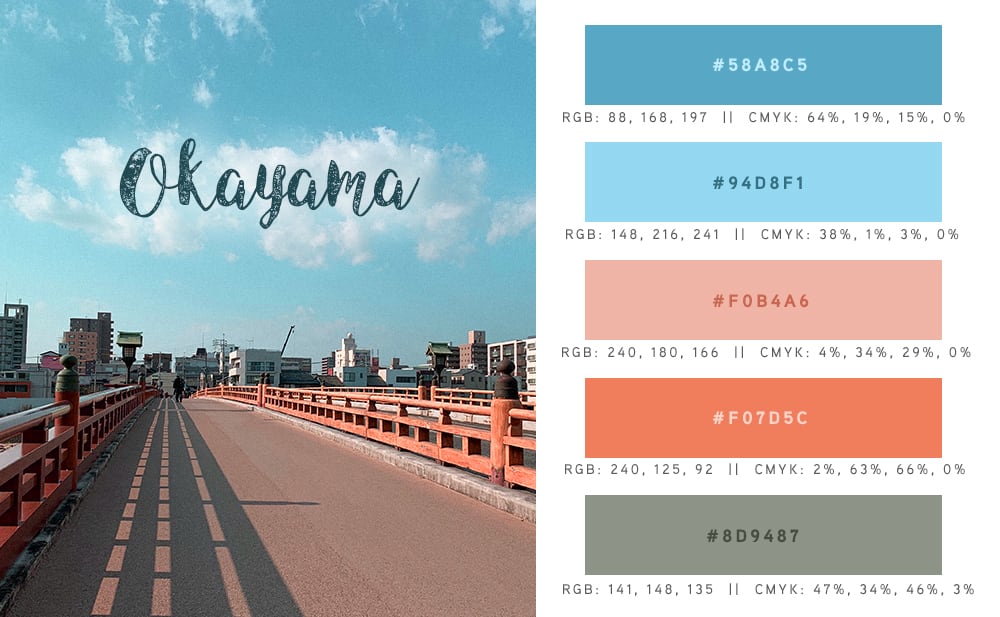 I will create a custom color palette for your brand