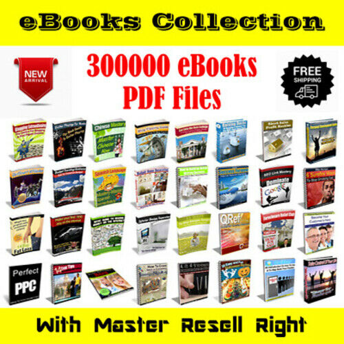 300000 eBooks Package Collection Pdf Format With Mast...