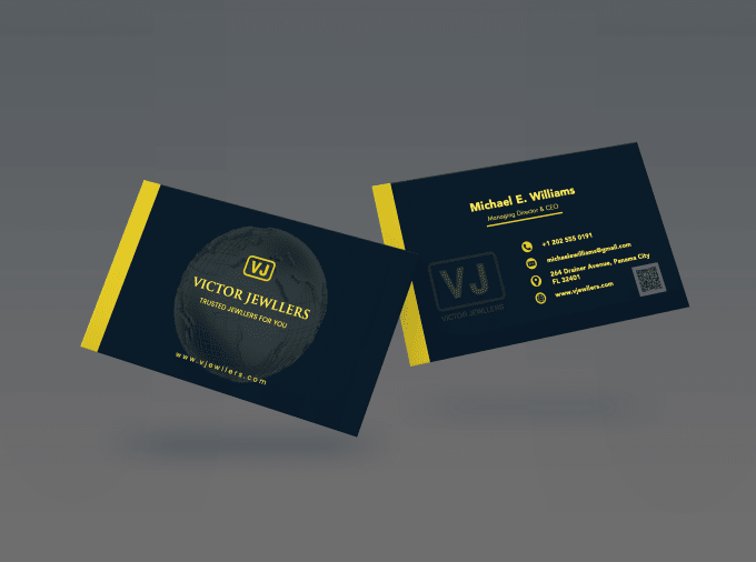 I will design luxury business card for you