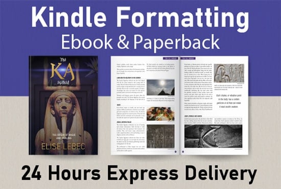 I will do ebook formatting and paperback formatting for KDP