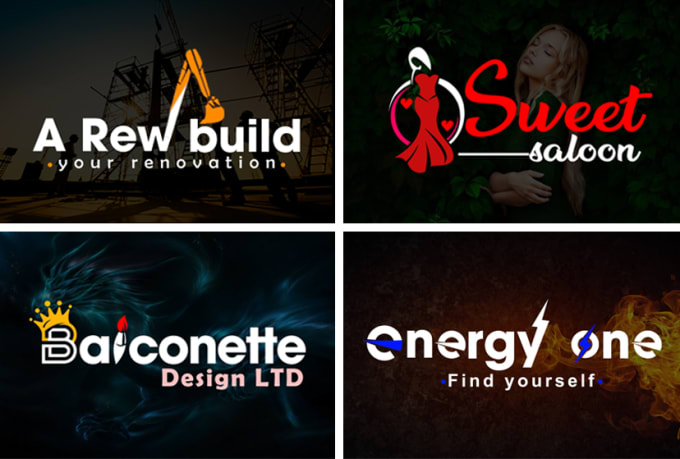 I will do modern minimalist logo design with brand guideline