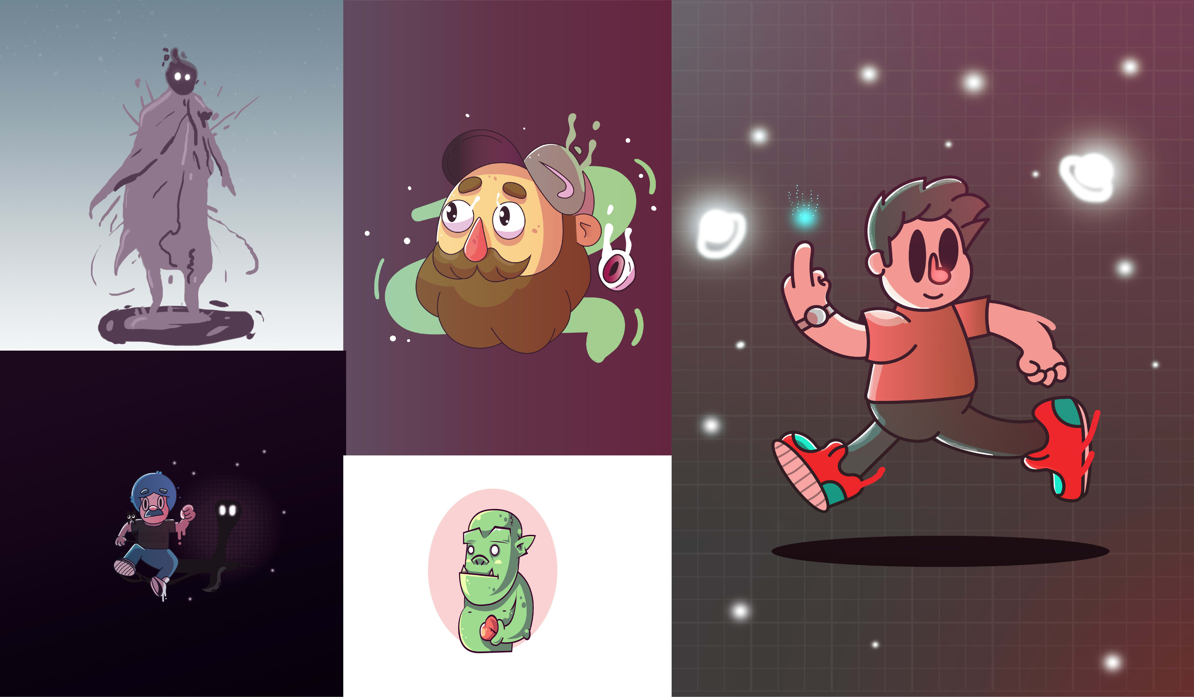 I will design a full color illustration