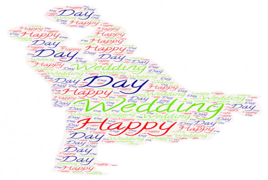 I will do typography design and word cloud art in 24 hour