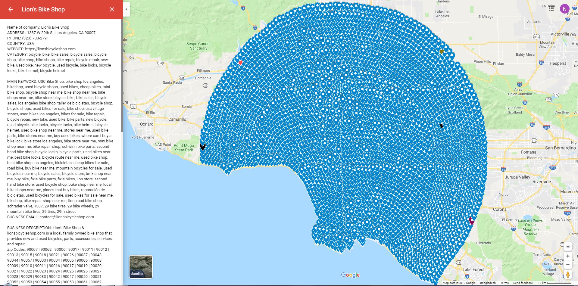 I will create 29,000 google maps citations for ranking gmb and local business SEO