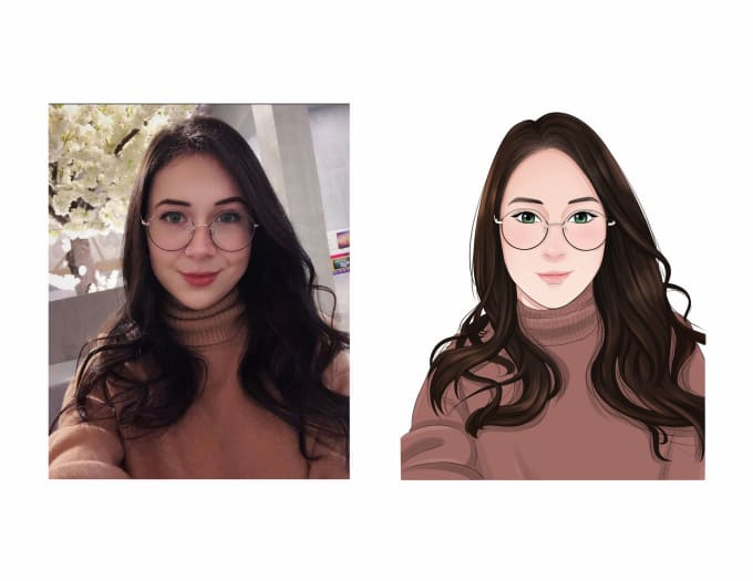 I will change your photo to cartoon or anime style