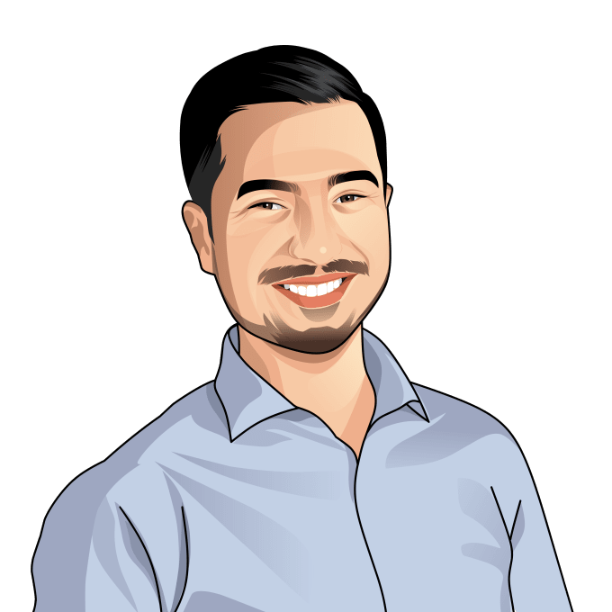 I will draw cartoon caricature headshot avatar from photo