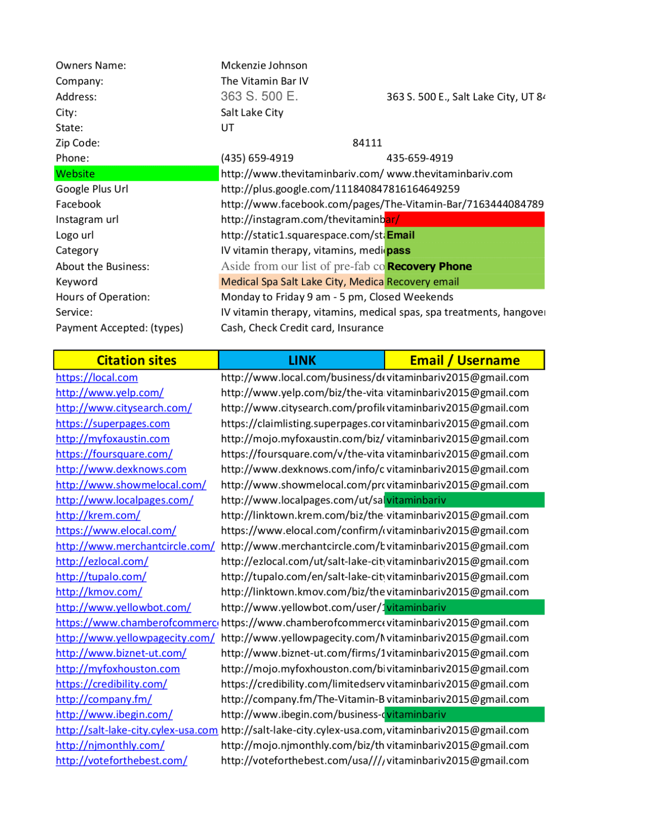 I will do local business listing and citation for google visibility