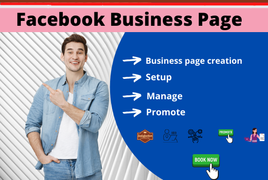 I will create and setup Facebook business page with SEO optimization