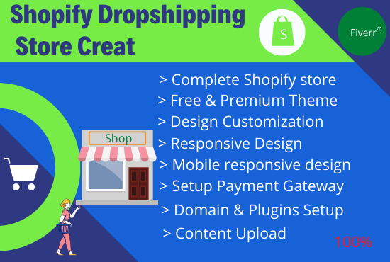  I will build a complete Shopify store for your ecommerce business.