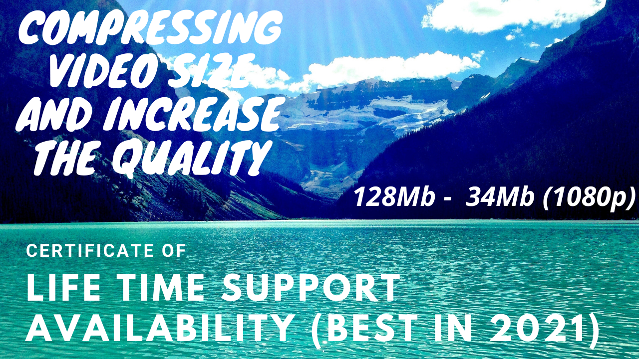 I will optimize videos to a low size and high quality 1080p or less