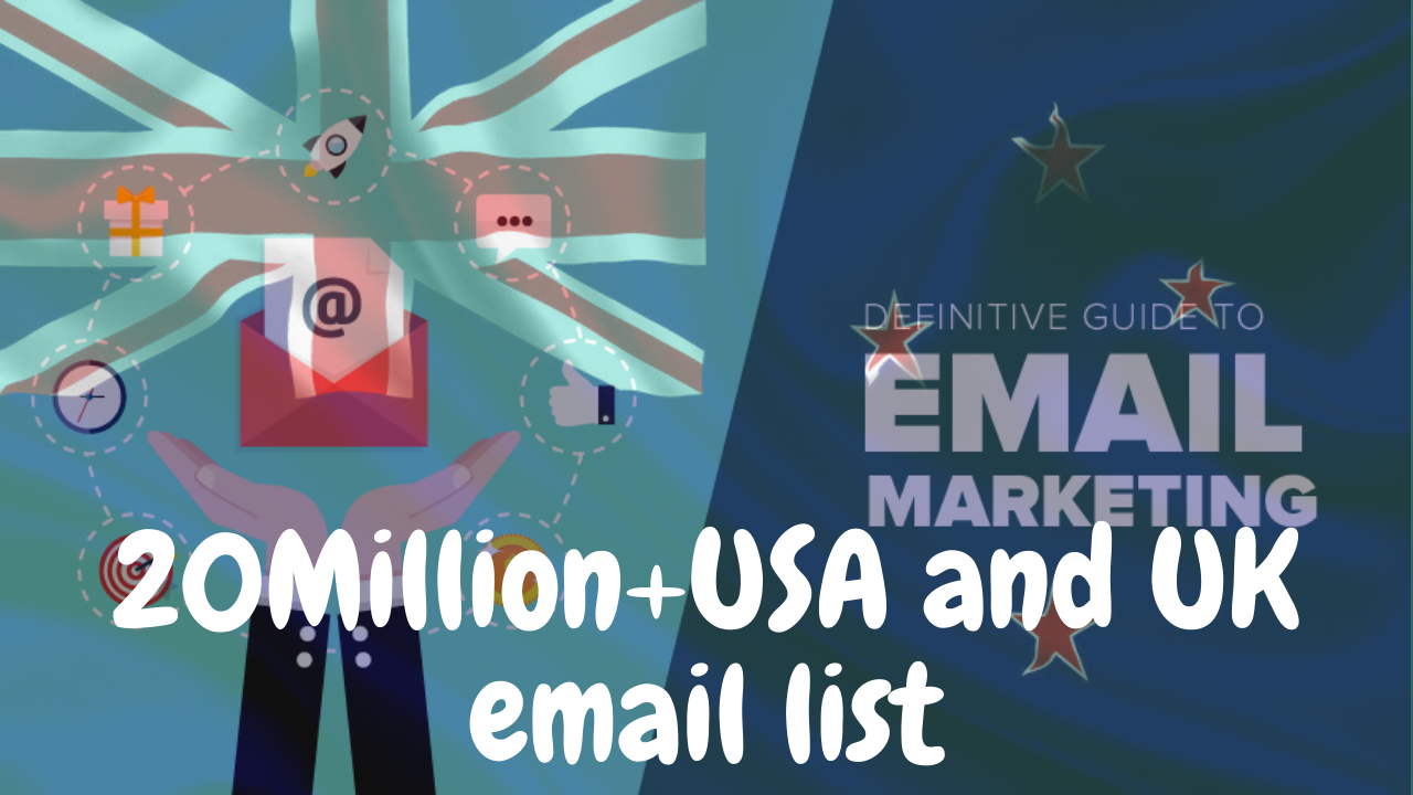 I will give you 20Million Email list from USA companies 