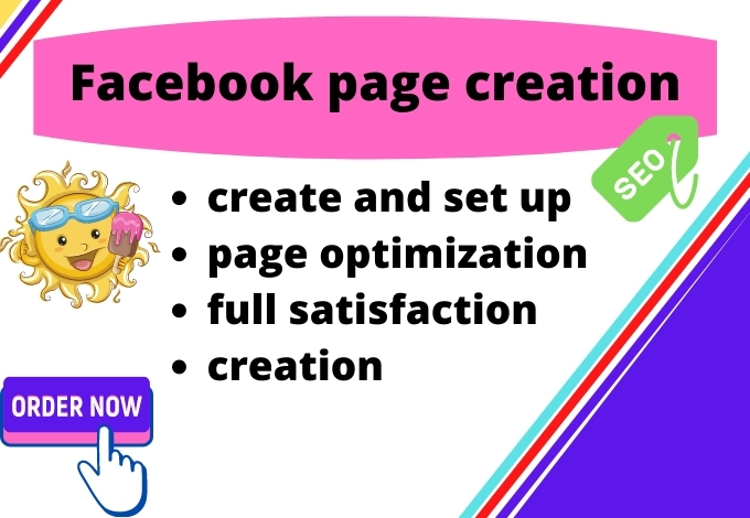 I will create set up facebook business page and page ...