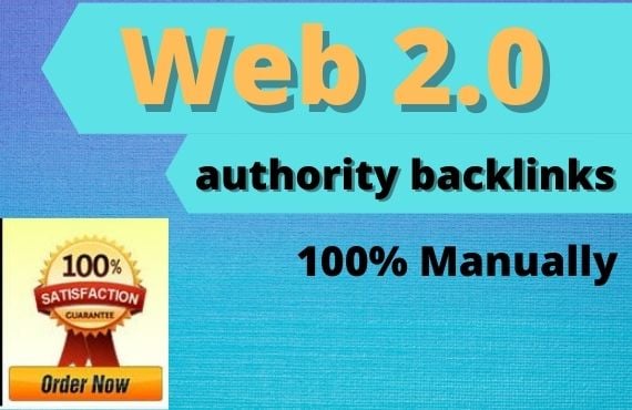 I will do high quality web 2 0 authority backline, dofollow backlinks