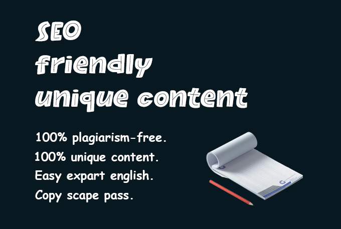I will write an engaging SEO optimized blog post or website content, 1500 Words
