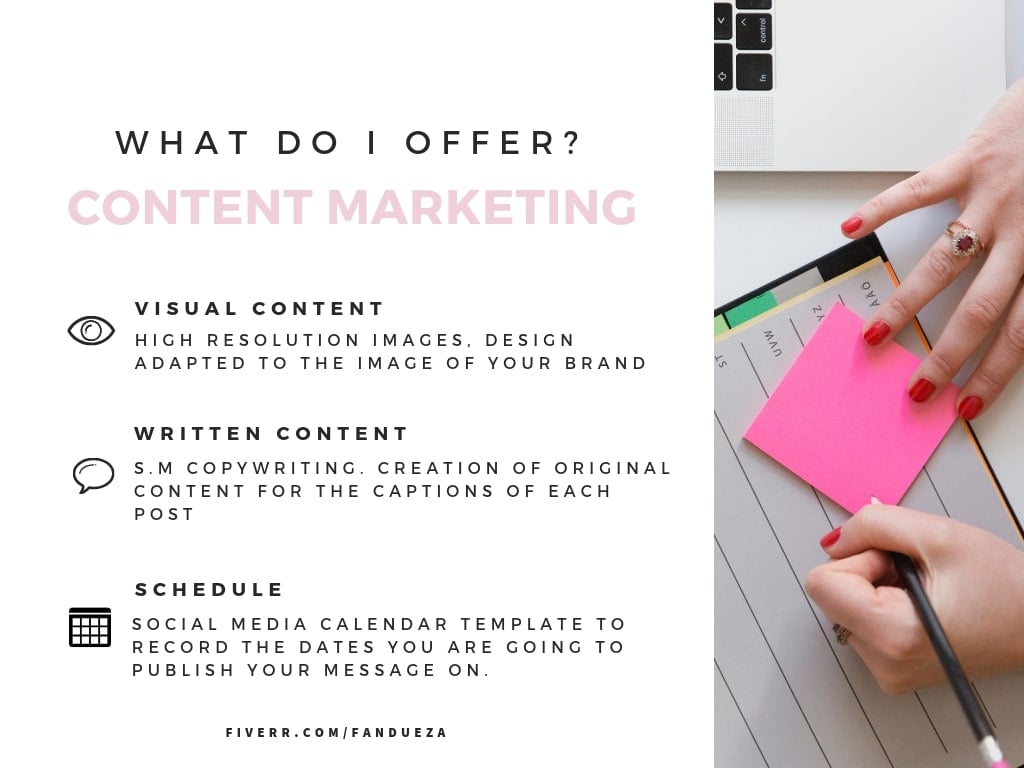 I will be content marketing manager for instagram 