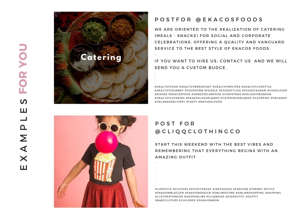 I will be content marketing manager for instagram 