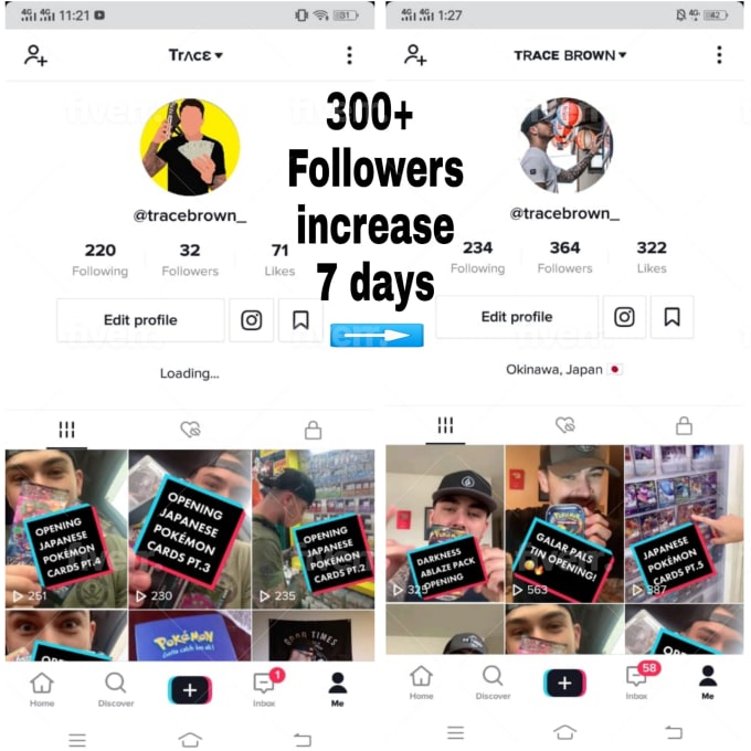 I will grow your Tik Tok account organically for 7 days